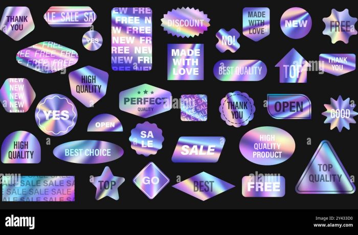 Custom Holographic Stickers: Premium Shine Branding Solution